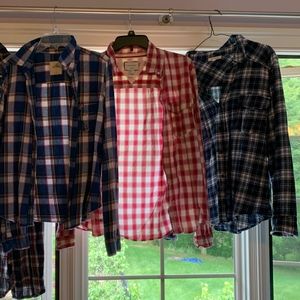 flannels blue/red/multicolored